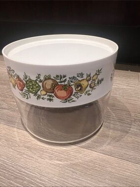 Vintage Pyrex Spice of Life Glass Canister